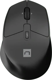 Natec Kite Silent Wireless Mouse schwarz, USB/Bluetooth (NMY-2347)