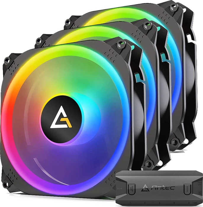 Antec Prizm X 120 ARGB 3+C, LED-Steuerung, 120mm, 3er-Pack