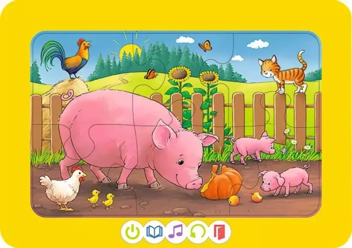 Ravensburger tiptoi Puzzle: 3 erste Puzzles: Bauernhoftiere