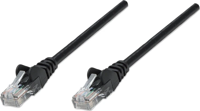 Intellinet Patchkabel, Cat5e, U/UTP, RJ-45/RJ-45, 7.5m, schwarz
