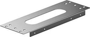 Hansgrohe sBox Montageplatte für Fliesenrandmontage, Metall