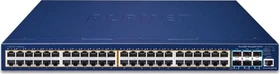Planet SGS-6310 Rackmount Gigabit Managed Switch, 48x RJ-45, 6x SFP+, 740W PoE+ (SGS-6310-48P6XR)