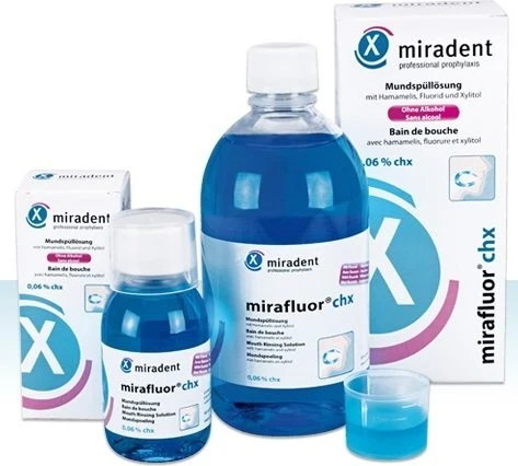 Miradent mirafluor CHX Liquid Mundspülung, 500ml