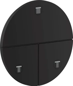 Hansgrohe Axor ShowerSelect ID rund Kontrollfeld Ventil für 3 Verbraucher mattschwarz