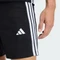 adidas Workout Essentials Base 3 Stripes Hose kurz schwarz/weiß (Herren) Vorschaubild