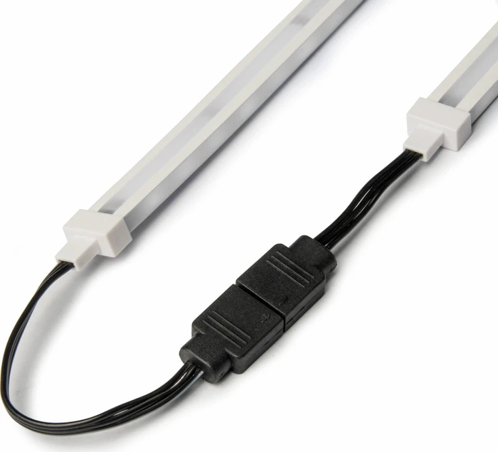 SilverStone LS04, ARGB beleuchtet, LED-Streifen, weiß