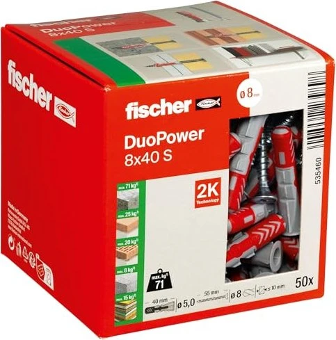 fischer DuoPower Schrauben/Dübel-Sortiment