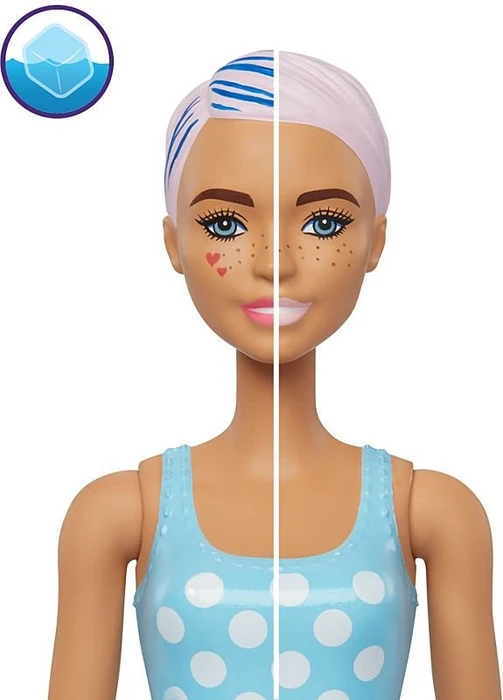 Mattel Barbie - Color Reveal Puppe Strand und Party mit 25 Überraschungen