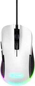 Trust Gaming GXT 922 YBAR RGB Gaming Mouse weiß, ECO zertifiziert, USB (24730)