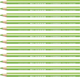 STABILO Trio thick Buntstift gelbgrün, 12er-Pack