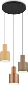 Trio Agudo Pendelleuchte 3-flammig braun