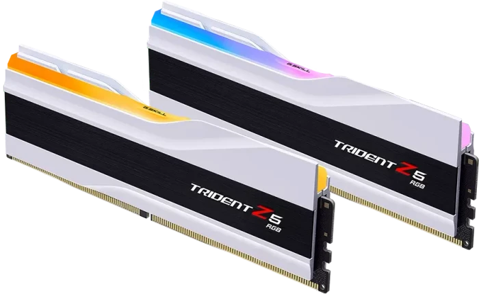 G.Skill Trident Z5 RGB weiß UDIMM 32GB Kit, DDR5-7200, CL34-45-45-115