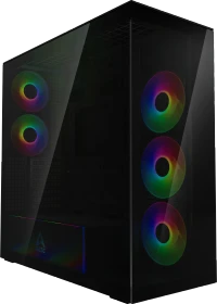 ARCTIC Xtender Black, Glasfenster