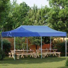 vidaXL Faltpavillon 580x292cm blau