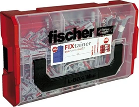 fischer FixTainer DuoPower/DuoTec Dübel-Sortiment inkl. L-Boxx, 200 Stück