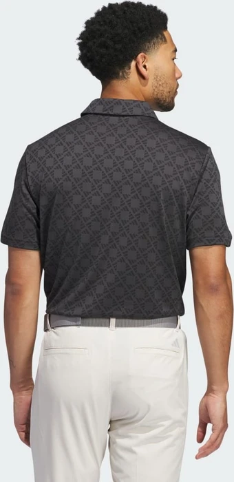 adidas Ultimate365 Tour Heat.RDY Jacquard Poloshirt kurzarm schwarz (Herren)
