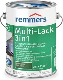 Remmers Multi-Lack 3in1 Metallschutzmittel moosgrün (RAL6005), 2.5l
