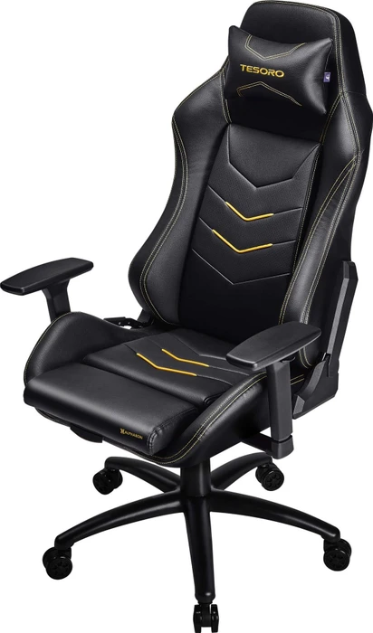 Tesoro Alphaeon S3 Gamingstuhl, schwarz/gelb