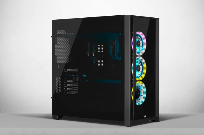 Corsair iCue 5000D RGB Hydro X, schwarz, Glasfenster