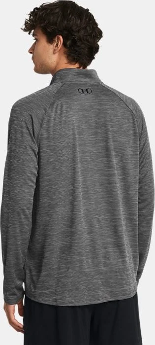 Under Armour Tech Textured Funktionsshirt langarm castlerock/black (Herren)