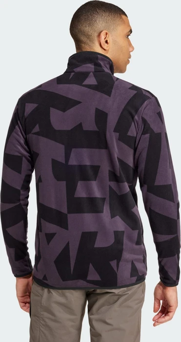 adidas Terrex Multi Printed Fleece Jacke aurora black/black (Herren)