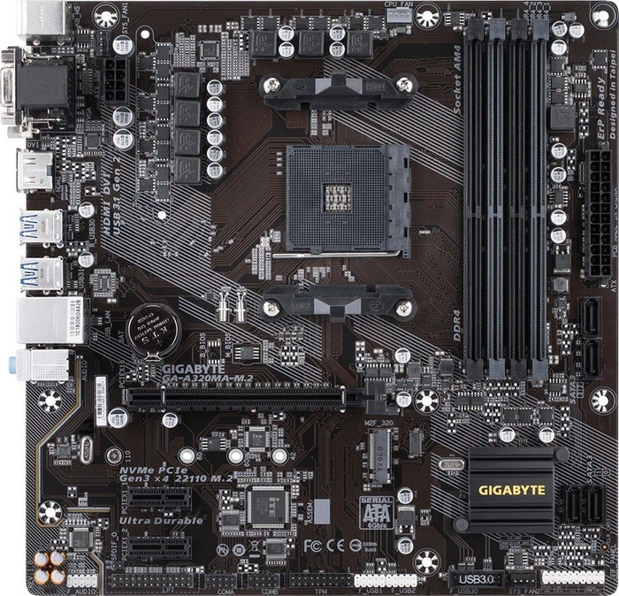 GIGABYTE GA-A320MA-M.2 (AMD AM4)