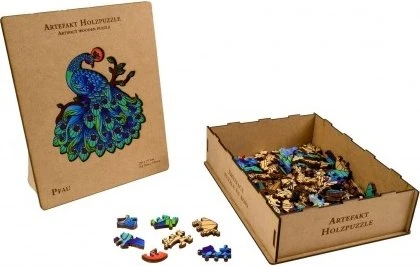 Philos Artefakt Holzpuzzle 2in1 Pfau (9081)