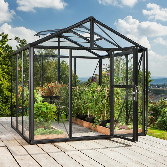 Vitavia Zeus 6200 ESG 3mm Gewächshaus schwarz