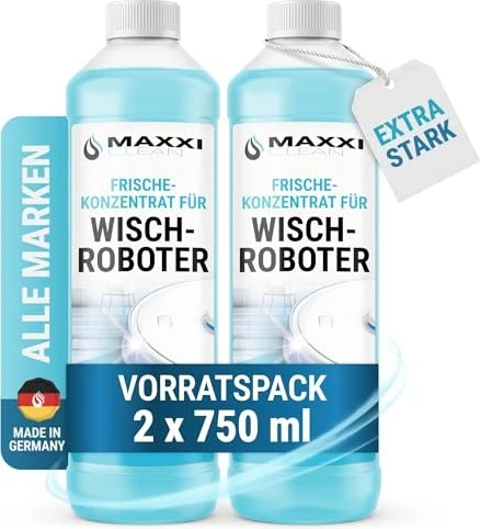 Maxxi Clean Frische Konzentrat für Wischroboter, 1.5l (2x 750ml)