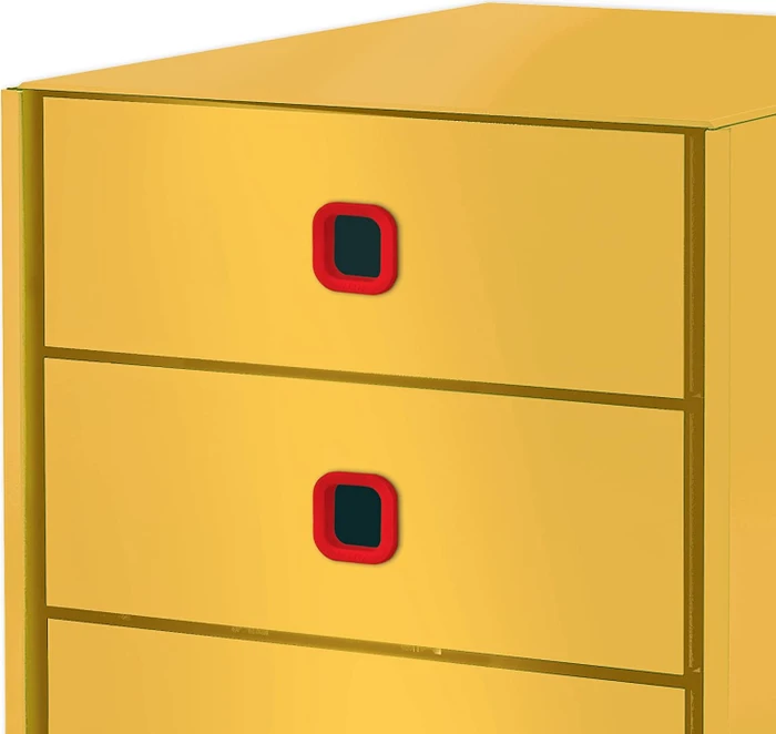 Leitz Click & Store Cosy Schubladenbox, 3 Schubladen, gelb
