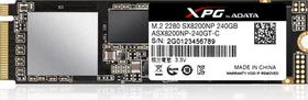 ADATA XPG SX8200 240GB, M.2 2280 / M-Key / PCIe 3.0 x4