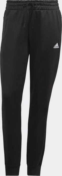 adidas Essentials Logo French Terry Trainingsanzug schwarz/weiß (Damen)