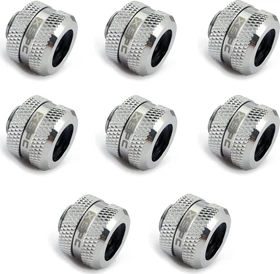 XSPC Rohranschluss G1/4" auf 14/10mm, verchromt, 8er-Pack