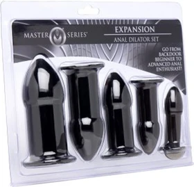 XR Brands Master Series Expansion Anal Dilator-Set, 5-tlg.