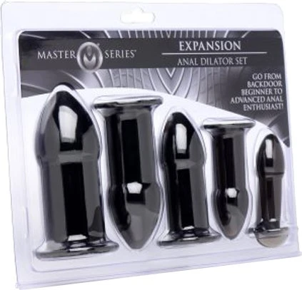 XR Brands Master Series Expansion Anal Dilator-Set, 5-tlg.