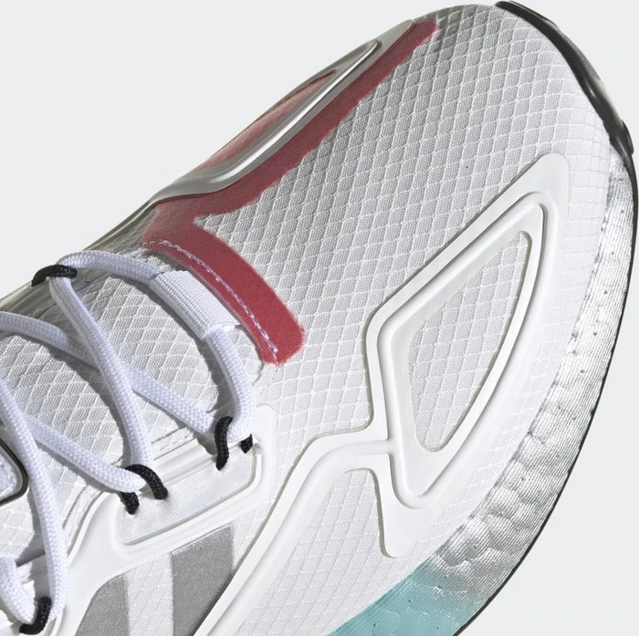 adidas ZX 2K Boost cloud white/silver metallic/hazy rose (Damen)