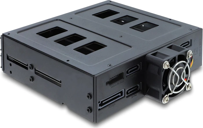 DeLOCK 5.25" Wechselrahmen, 4x 2.5" SATA/SAS