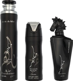 Lattafa Maahir Black EdP 100ml + Raumspray 300ml + Deo Spray 200ml Duftset