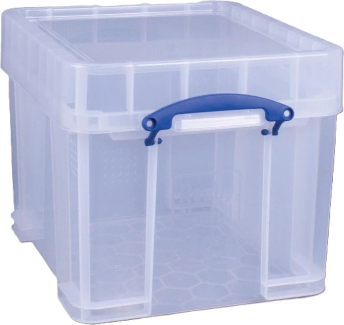 Aufbewahrungsbox XL, 35l, transparent, 3er-Pack