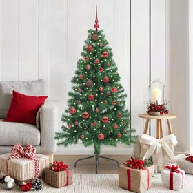 vidaXL Künstlicher Weihnachtsbaum, 150cm, inkl. LED-Beleuchtung