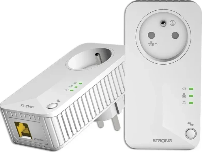 Strong Powerline 600 Duo, FR-Version, HomePlug AV, RJ-45, 2er-Pack