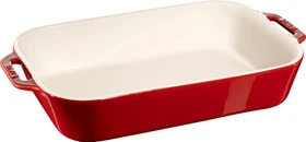Zwilling Staub Ceramique Auflaufform eckig 34x24cm kirschrot