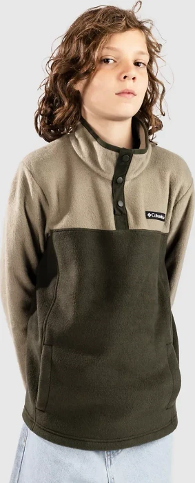Columbia Steens Mountain II Half Snap Fleece Pullover greenscape/stone green (Junior)