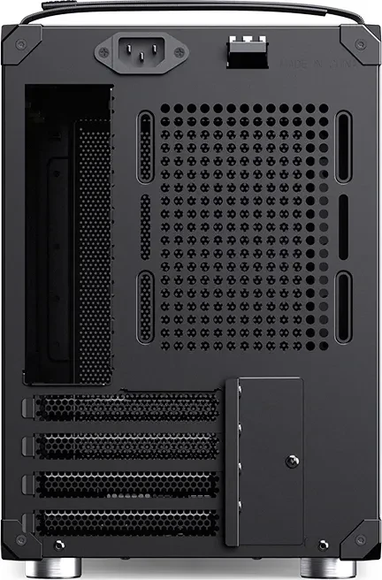 Jonsbo C6 MAX Black, schwarz, Glasfenster