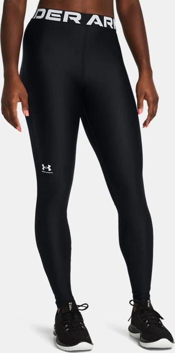 Under Armour HeatGear Hose lang schwarz/weiß (Damen)