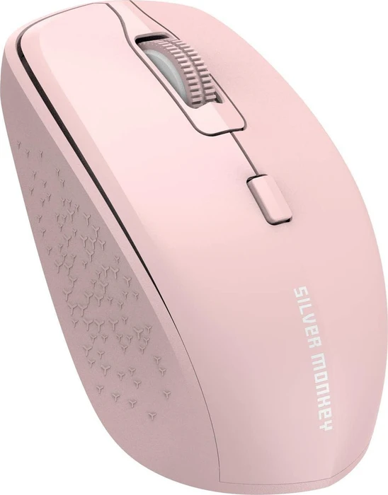Silver Monkey M40 Wireless Comfort Silent Mouse grau, USB