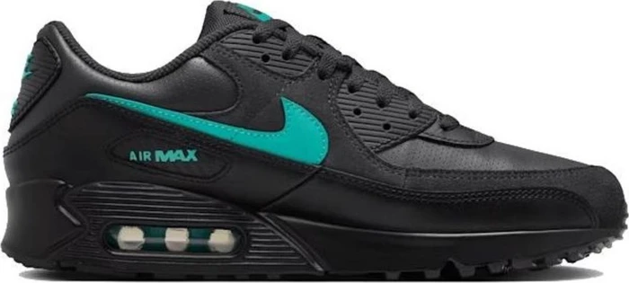 Nike Air Max 90 dark smoke grey/black/white/clear jade ii (Herren)