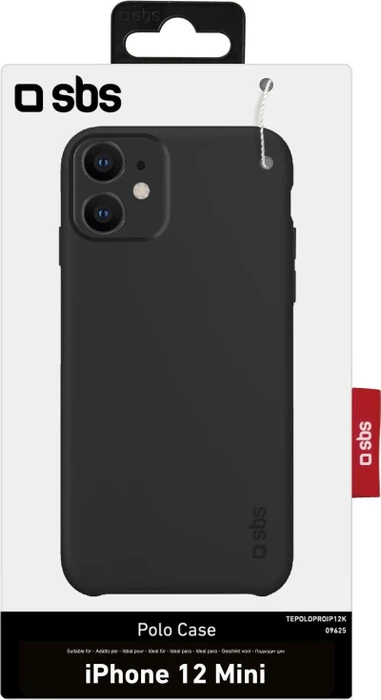 SBS Mobile Polo One Cover für Apple iPhone 12 Mini schwarz