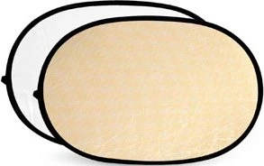 Godox Collapsible 2-in-1 Reflector Disc Soft-Gold weiß RFT-03 120x180cm