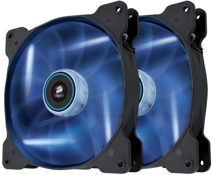 Corsair Air Series SP140 LED Blue High Static Pressure, 140mm, 2er-Pack